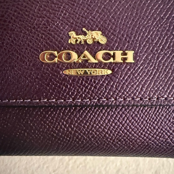 Coach Purple Women's Wallet - Picture 1 of 5